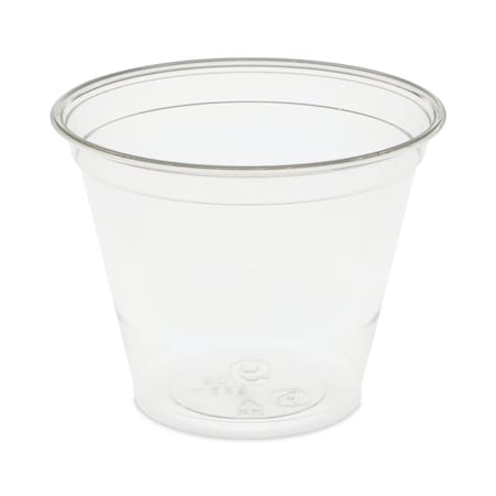 Pactiv Evergreen EarthChoice Recycled Clear Plastic Cold Cups, 9 oz, Clear, PK975, 975PK YP9C